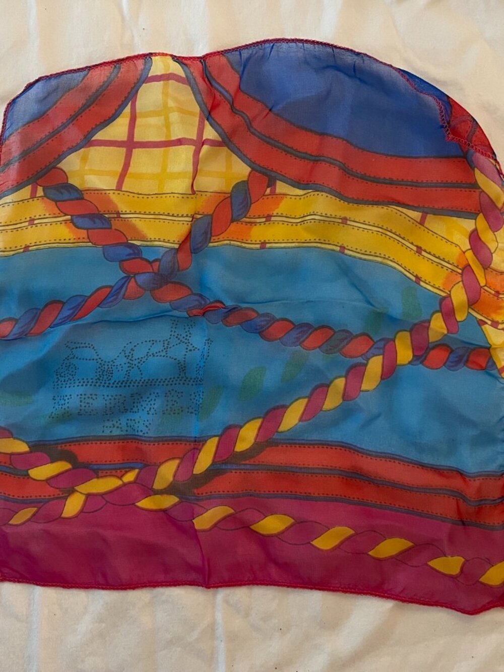 Hermes pocket square